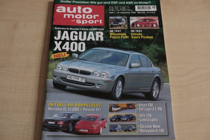Deckblatt Auto Motor und Sport (01/1999)